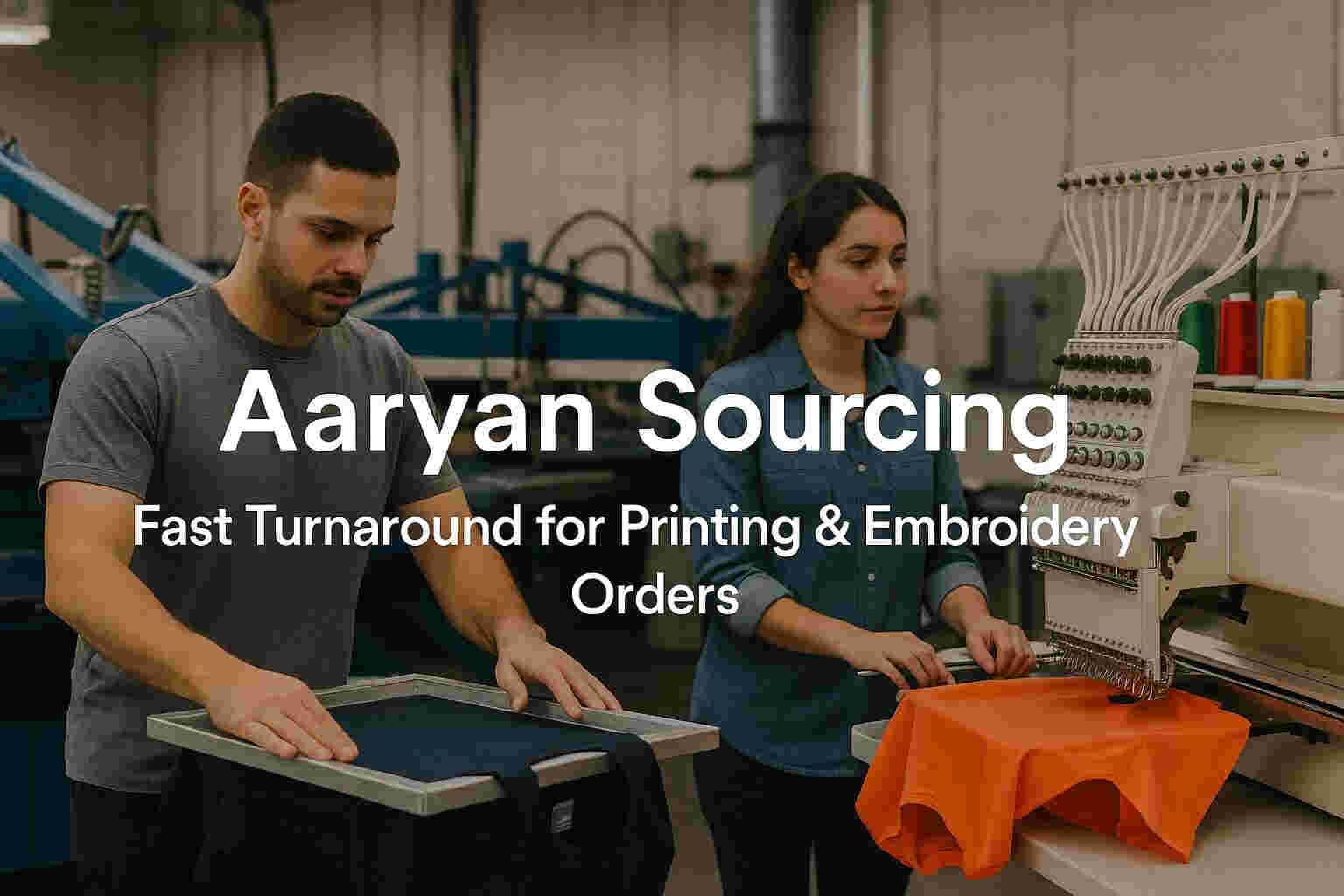 Fast Turnaround for Printing & Embroidery Orders