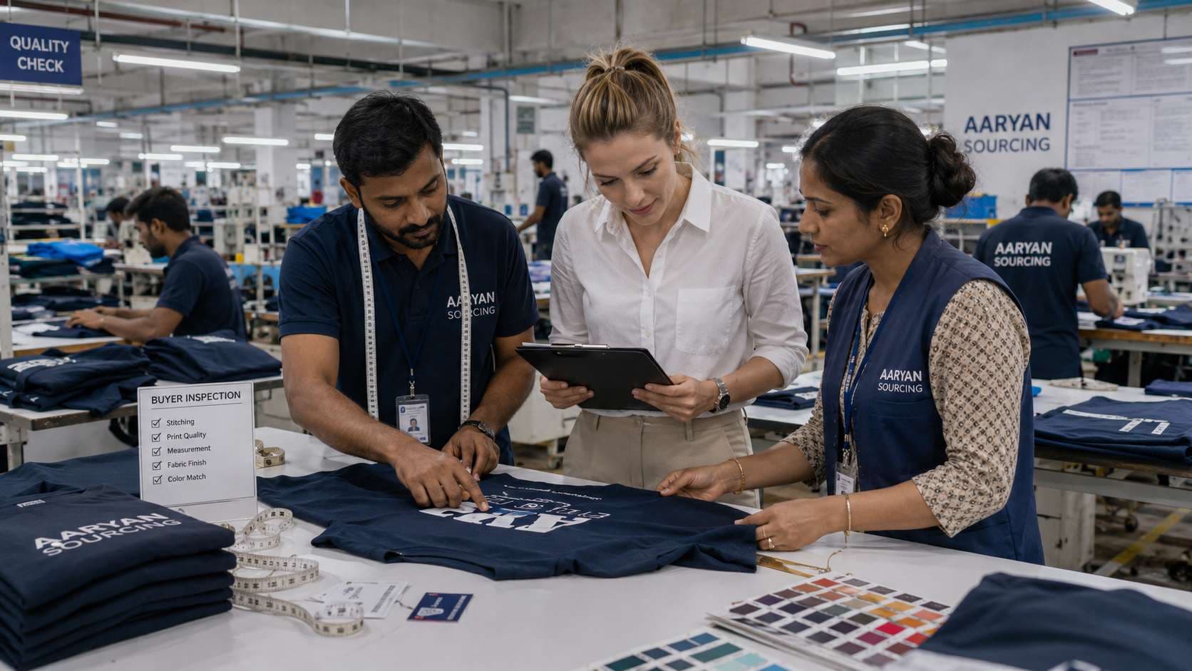 Garment buyer inspection and third party quality audits