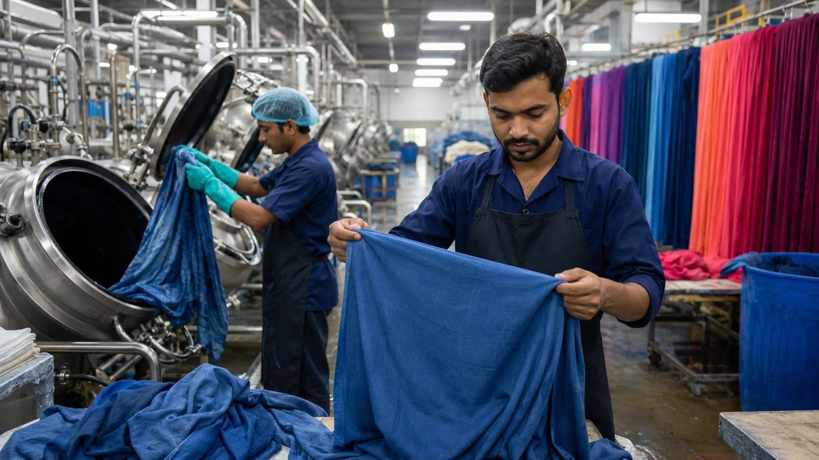 Fabric dyeing process for apparel manufacturing in Bangladesh