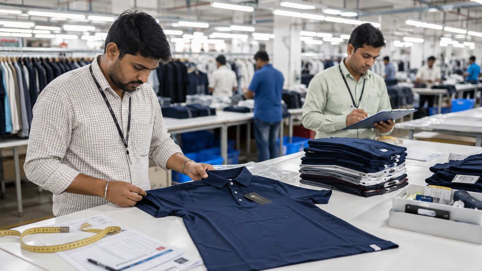 Apparel quality control and final garment inspection